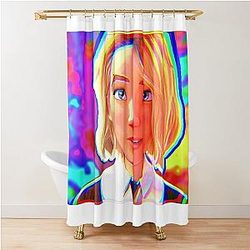 Gwen Stacy Color Splash Shower Curtain