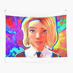 Gwen Stacy Color Splash Tapestry