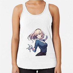 Gwen Stacy Cute Art Racerback Tank Top