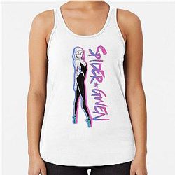 Spider-Gwen Stacy Racer-back Tank Top