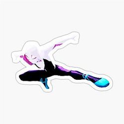 Gwen Stacy as Spider Gwen Sticker