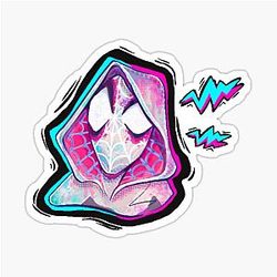 Spider-Verse Gwen Stacy sticker