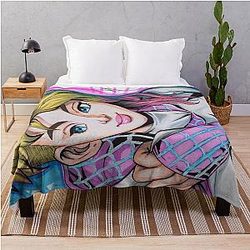 Ghost Spider Gwen Stacy Throw Blanket
