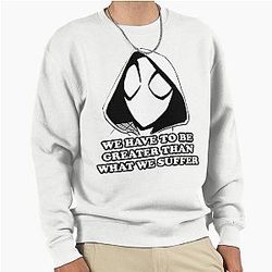 Gwen Stacy Quotations Pullover Sweatshirt