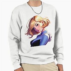 Gwen Stacy Cute Art Pullover Sweatshirt