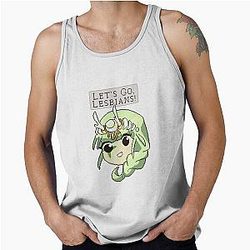 Let's Go Lesbians! Artemis Chibi Icon  Hades Tank