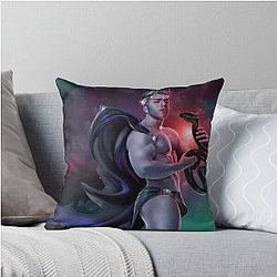 self portrait Hades Throw Pillow