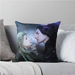 Hades and Persephone Throw Pillow
