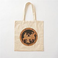 Persephone and Hades Cotton Tote Bag