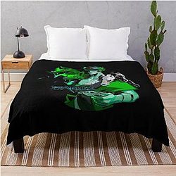 Zagreus Hades Green Throw Blanket