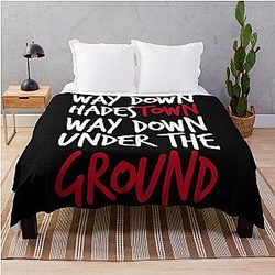 Way Down Hadestown Throw Blanket