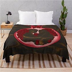 Persephone and Hades Cameo Throw Blanket