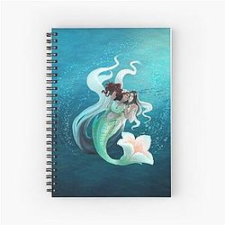 Mermay Hades Persephone Spiral Notebook