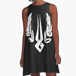 Hades game logo classic t shirt A-Line Dress