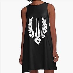 Hades game logo A-Line Dress