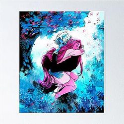 Lore Olympus Poster Hades Persephone Sticker Poster