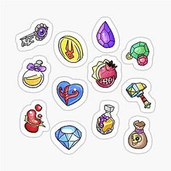 Hades Game Items and Artifacts Sticker
