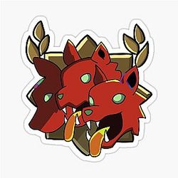 Hades Cerberus Bond Icon Sticker