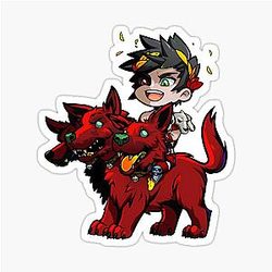 Hades - Zagreus and Cerberus Sticker