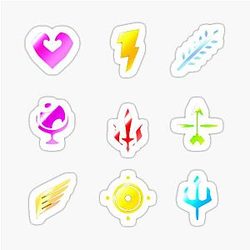 Hades Gods Symbol Sticker