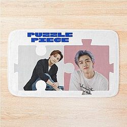 Haechan Jaemin Puzzle Piece Bath Mat