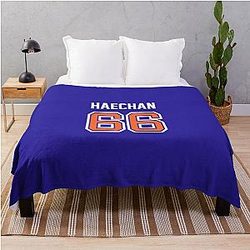 NCT U 90's Love Haechan Hockey jersey design throw blanket
