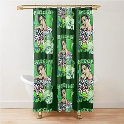 Haechan Neon Green Vibe NCT 127 Shower Curtain