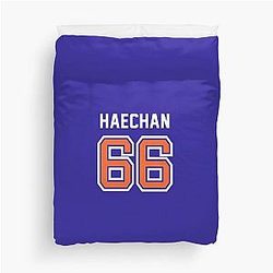 NCT U 90s Love Haechan Hockey Jersey Duvet Cover