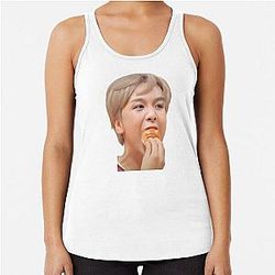 Haechan NCT Bread Face Meme Racerback Tank
