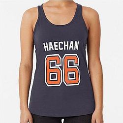 NCT U 90's Love Haechan Hockey Jersey Design Racerback Tank Top