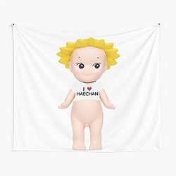 I Heart Haechan Sunflower Tapestry