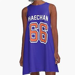 NCT U 90's Love Haechan Hockey Jersey A-Line Dress