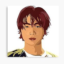 Haechan NCT 127 Canvas Print