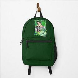 Haechan Neon Green Vibe NCT 127 Collage Backpack