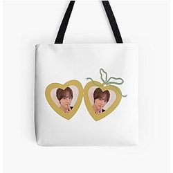 Haechan heart necklace All Over Print Tote Bag
