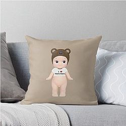 I Heart Haechan Sonny Bear Throw Pillow