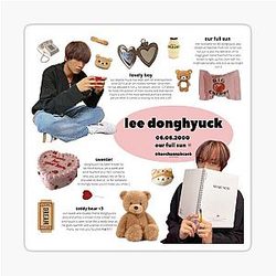 NCT Haechan Cute Poster Print Sticker