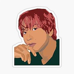 Haechan NCT 127 WPAY Art Sticker