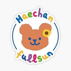 Haechan - Cute bear Sticker (Fullsun)