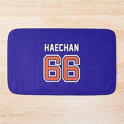 NCT U 90's Love Haechan Hockey Jersey Design Bath Mat