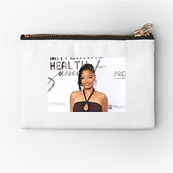 Legendary Actress Halle Bailey Zipper Pouches