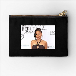 Legendary Actress Halle Bailey Zipper Pouches