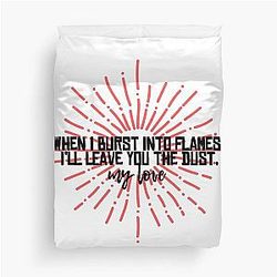 Halsey - man Duvet Cover