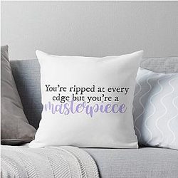 You're ripped at every edge but you're a masterpiece Halsey lyrics Throw Pillow becomes

You're ripped at every edge but you're a masterpiece Halsey lyrics throw pillow