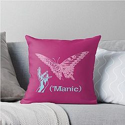 Halsey Butterfly Throw Pillow