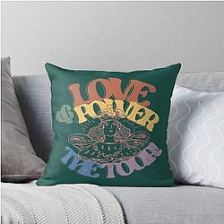 Halsey Love and Power Tour Throw Pillow