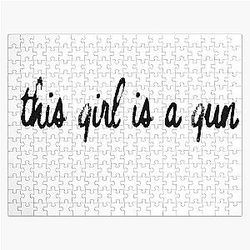 Halsey - If I Can't Have Love, I Want Power - Girl Is a Gun Jigsaw Puzzle