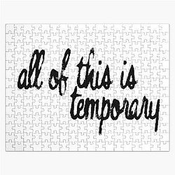 Halsey - if I Can't Have Love I Want Power - All of This is Temporary Jigsaw Puzzle