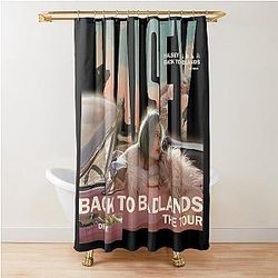 Halsey Back To The Badlands Shower Curtain 2025