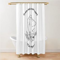 I Am a God (Halsey Inspired) Shower Curtain
